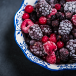 frozen berries in a bowl